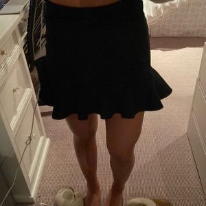 Milky skirt- black suede